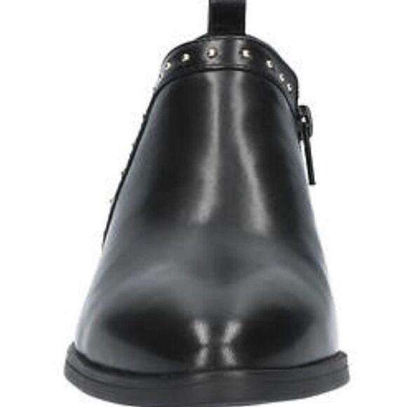 NEW BELLA VITA Lorraine Black Leather Stud Detail Ankle Boots Booties - 10 - Picture 7 of 10
